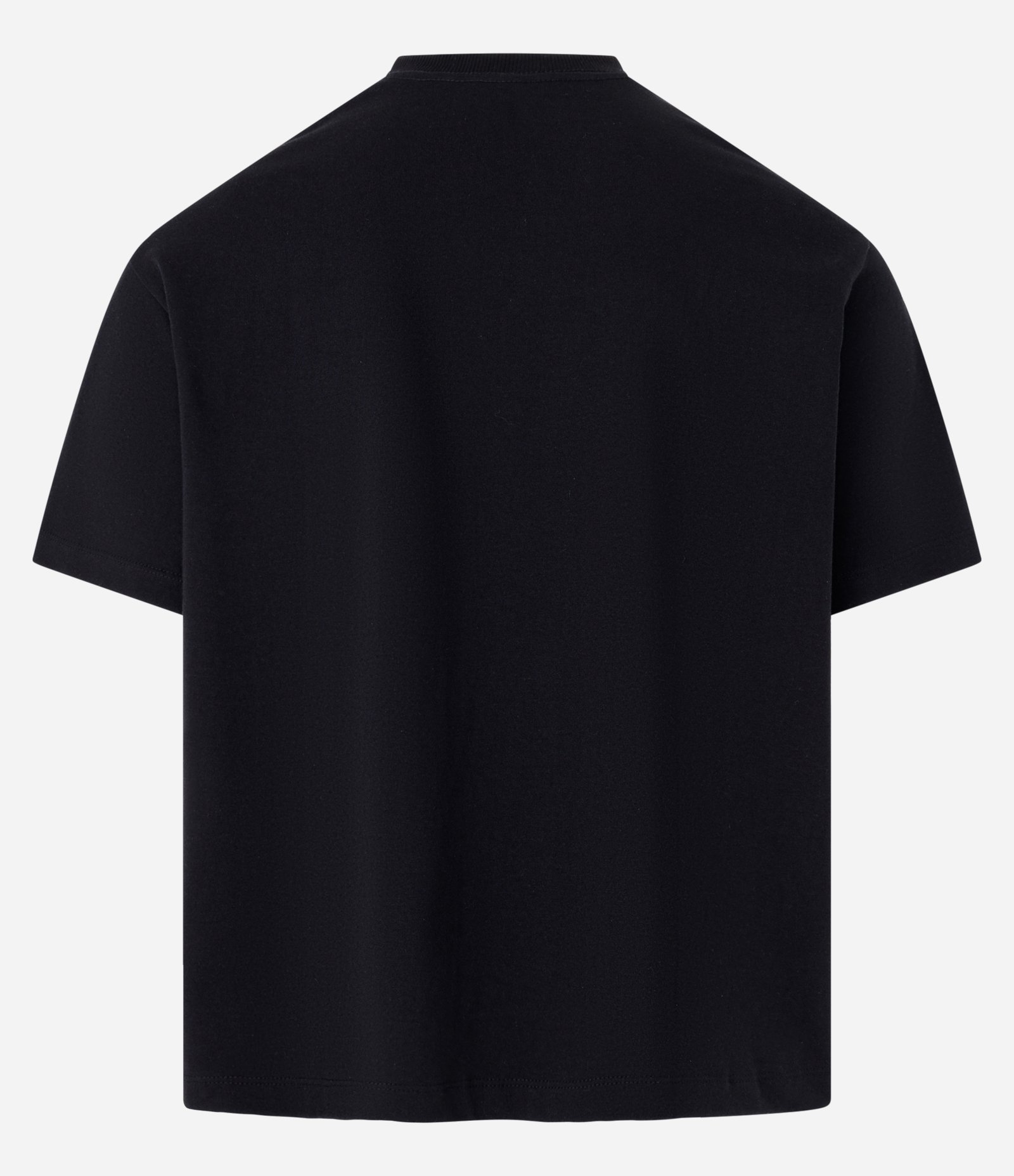 Camiseta Boxy em Ultra Cotton com Gola Redonda Preto 6