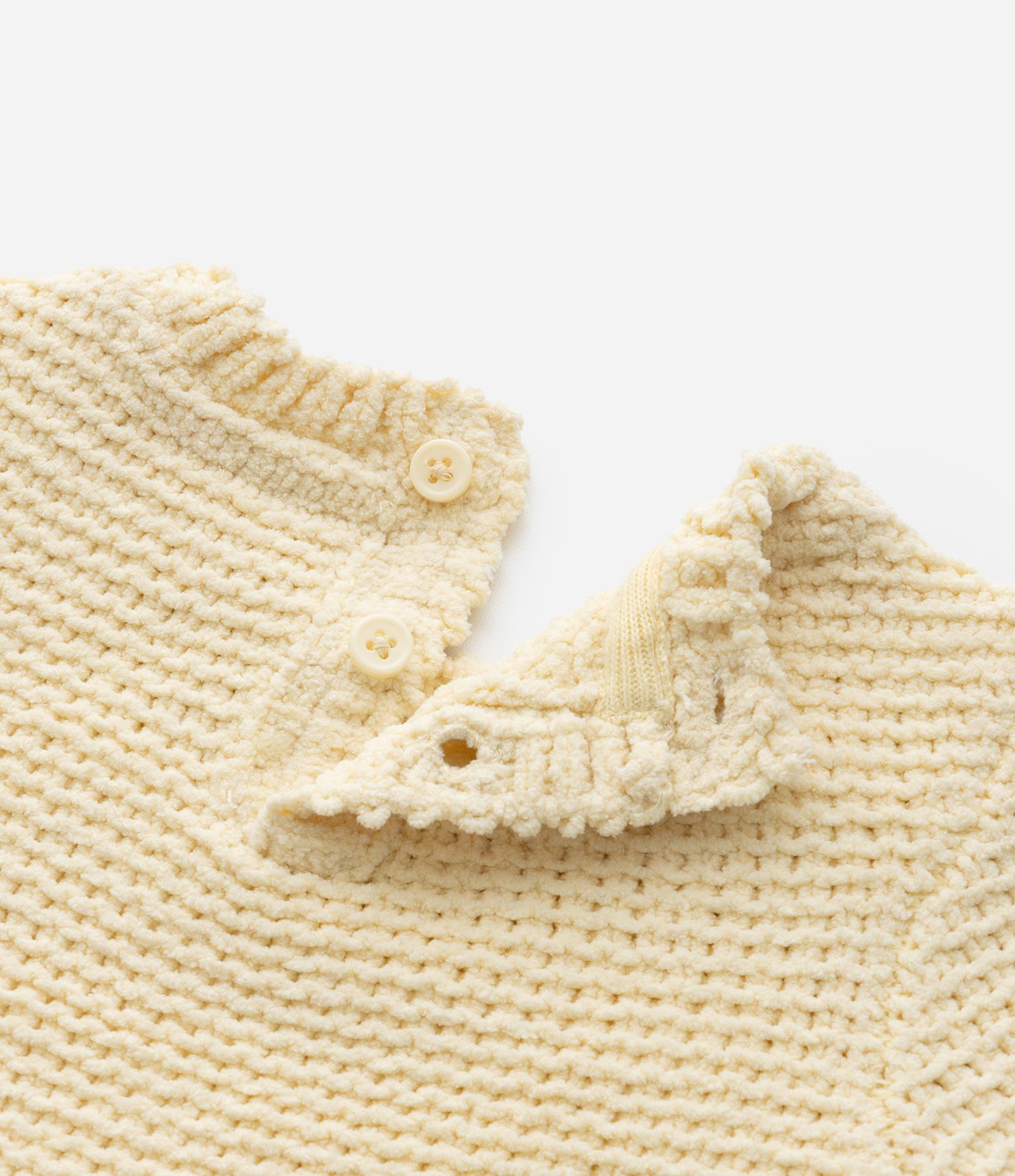 Suéter Infantil em Chenille com Bordado Bichinhos - Tam 0 a 18 meses Amarelo 4