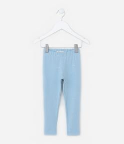Calça Legging Infantil em Cotton com Brilhinhos - Tam 1 A 5 Anos