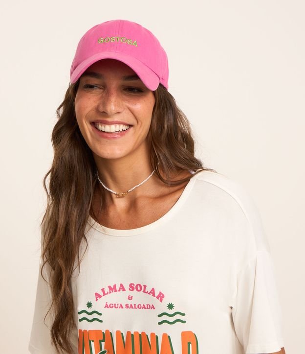 Boné Aba Curva Bordado Gostosa