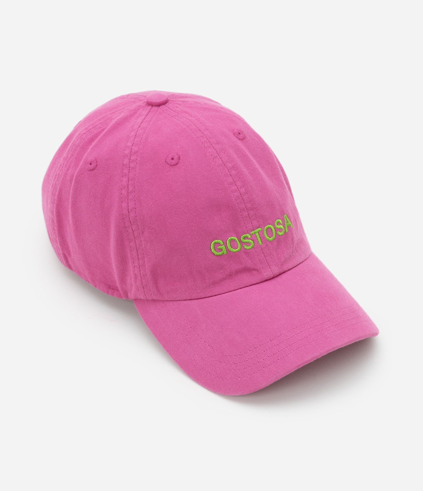 Boné Aba Curva Bordado Gostosa Rosa 2