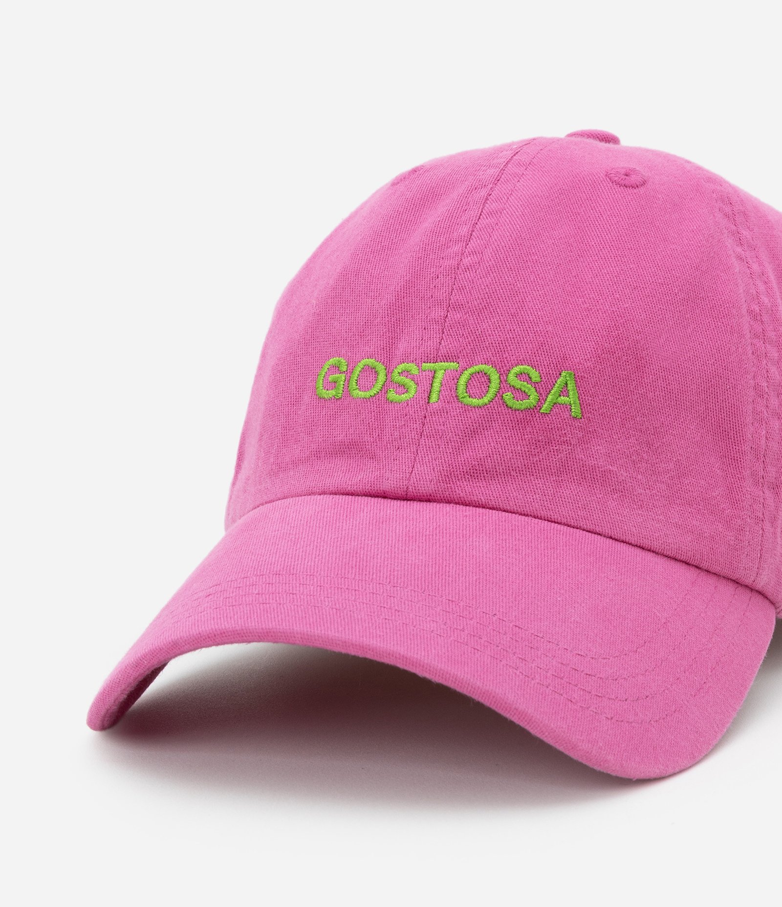 Boné Aba Curva Bordado Gostosa Rosa 5