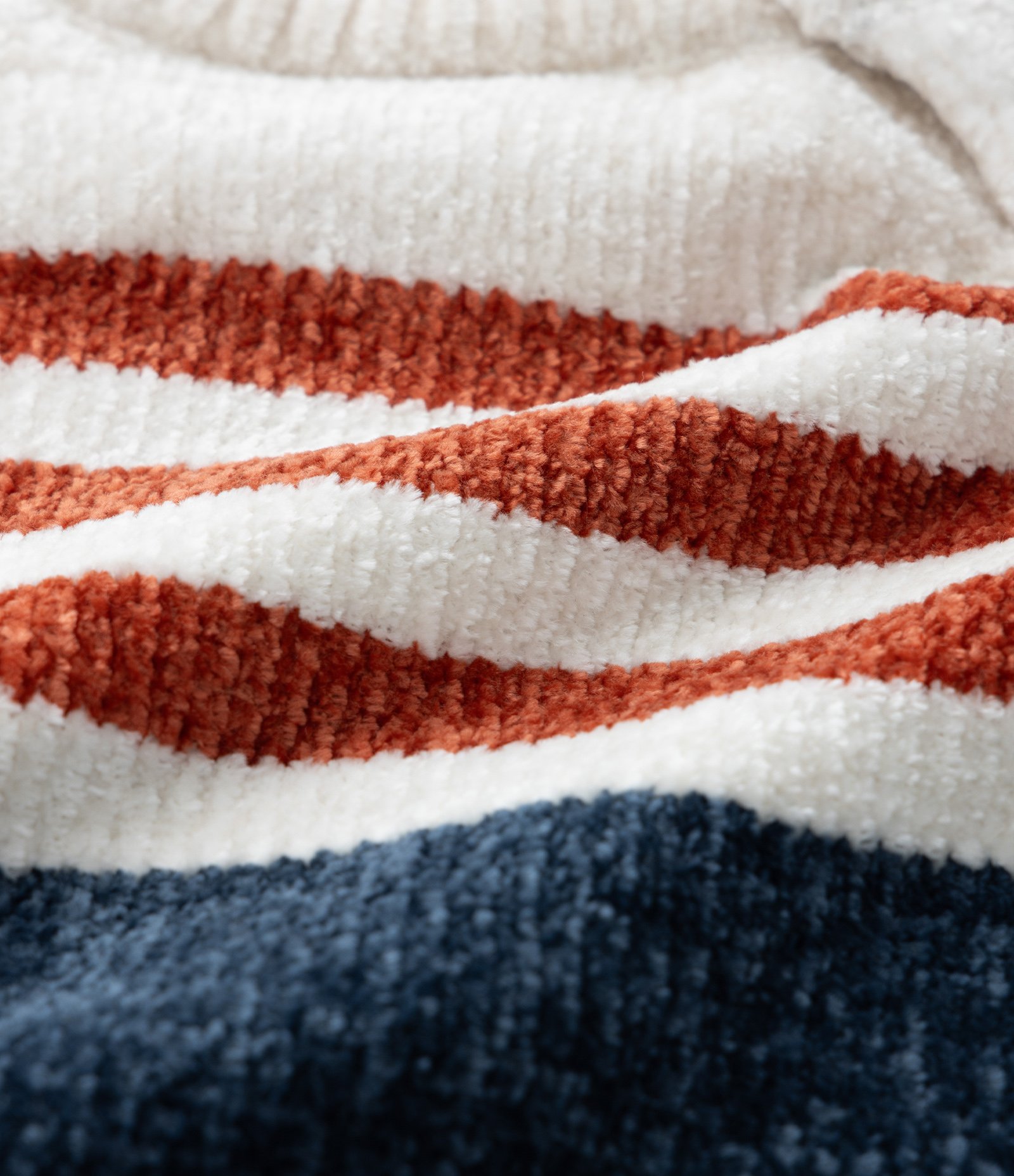 Suéter Infantil em Chenille com Bordado Bichinhos - Tam 0 a 18 meses Branco/Azul 3