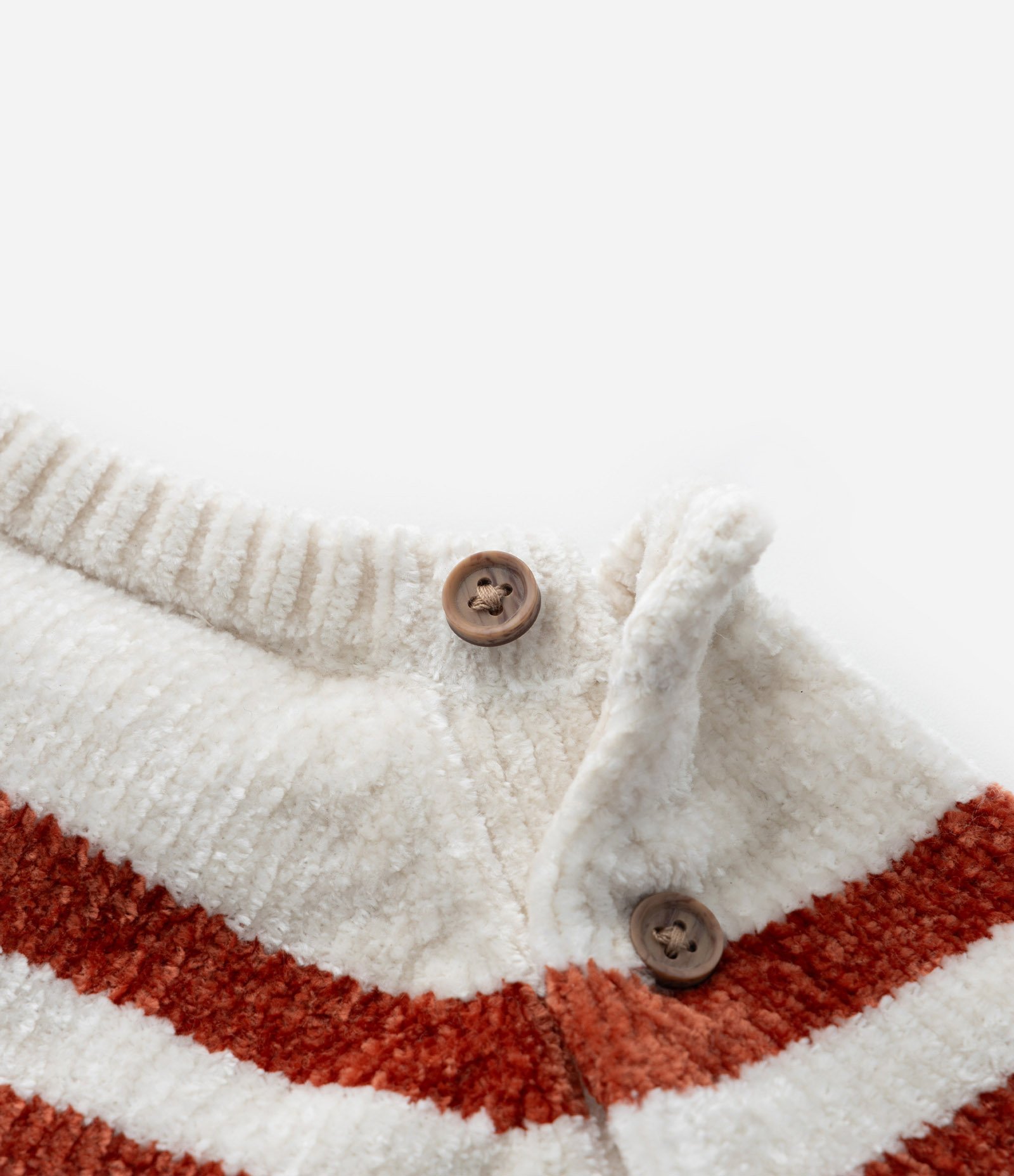 Suéter Infantil em Chenille com Bordado Bichinhos - Tam 0 a 18 meses Branco/Azul 6