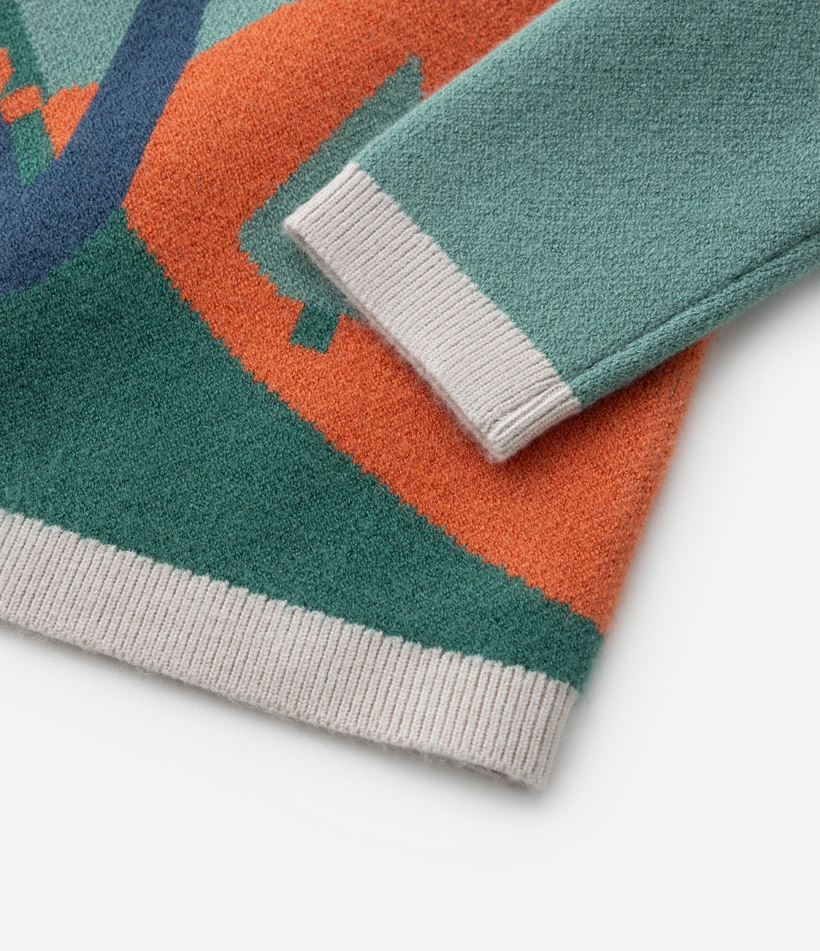 Suéter Infantil em Tricô com Estampa Dino - Tam 0 a 18 meses Verde 6