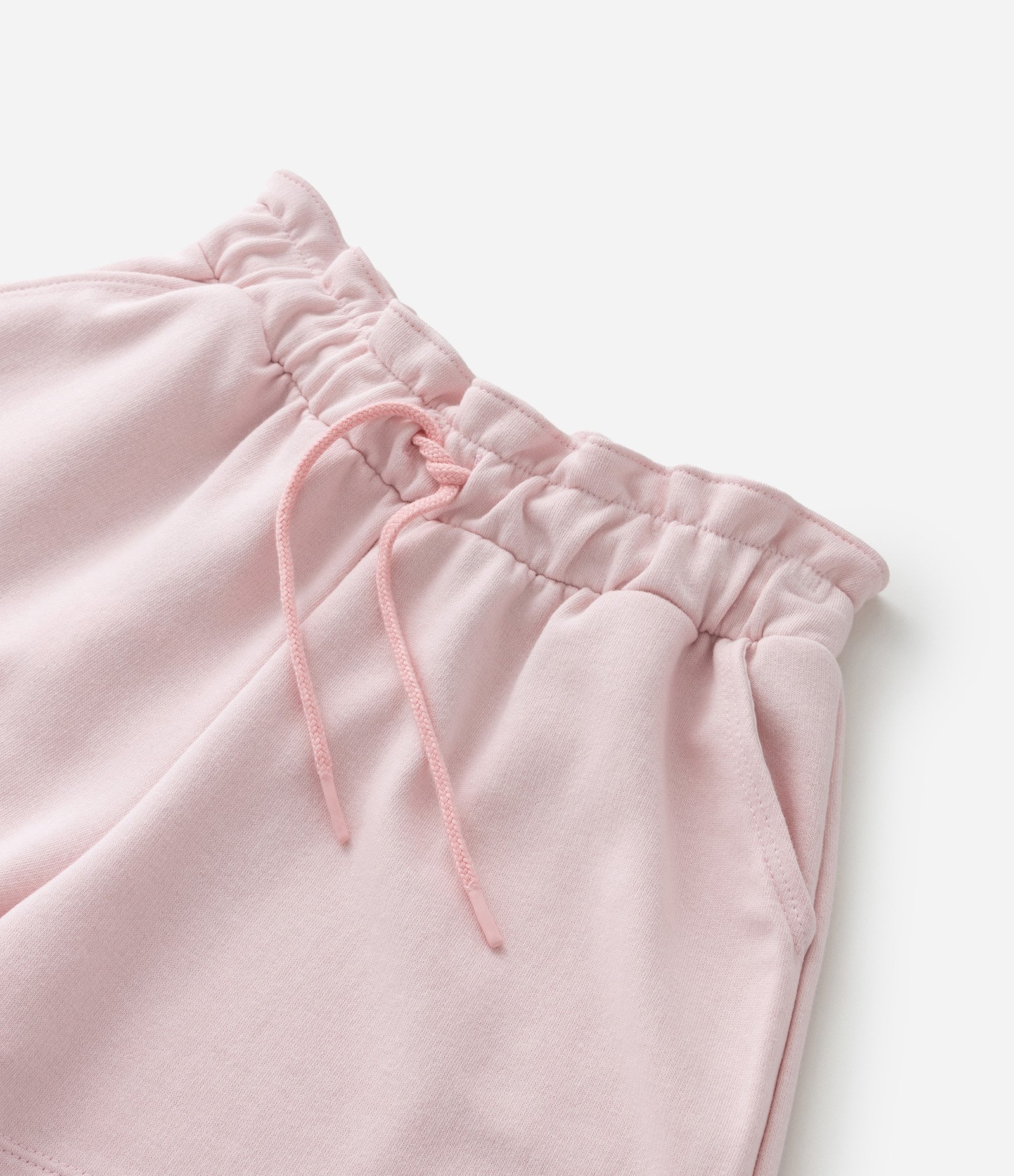 Short Clochard Infantil em Moletinho com Bolso - Tam 5 a 14 Anos Rosa 5