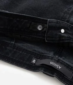 Short em Jeans com Elastano e Barra Larga Curve & Plus Size