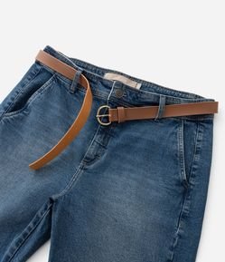 Calça Flare em Jeans com Elastano e Cinto Curve & Plus Size
