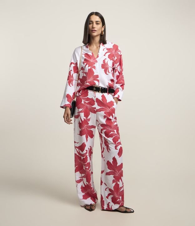 Cor: Vermelho/Branco | Tamanho: M