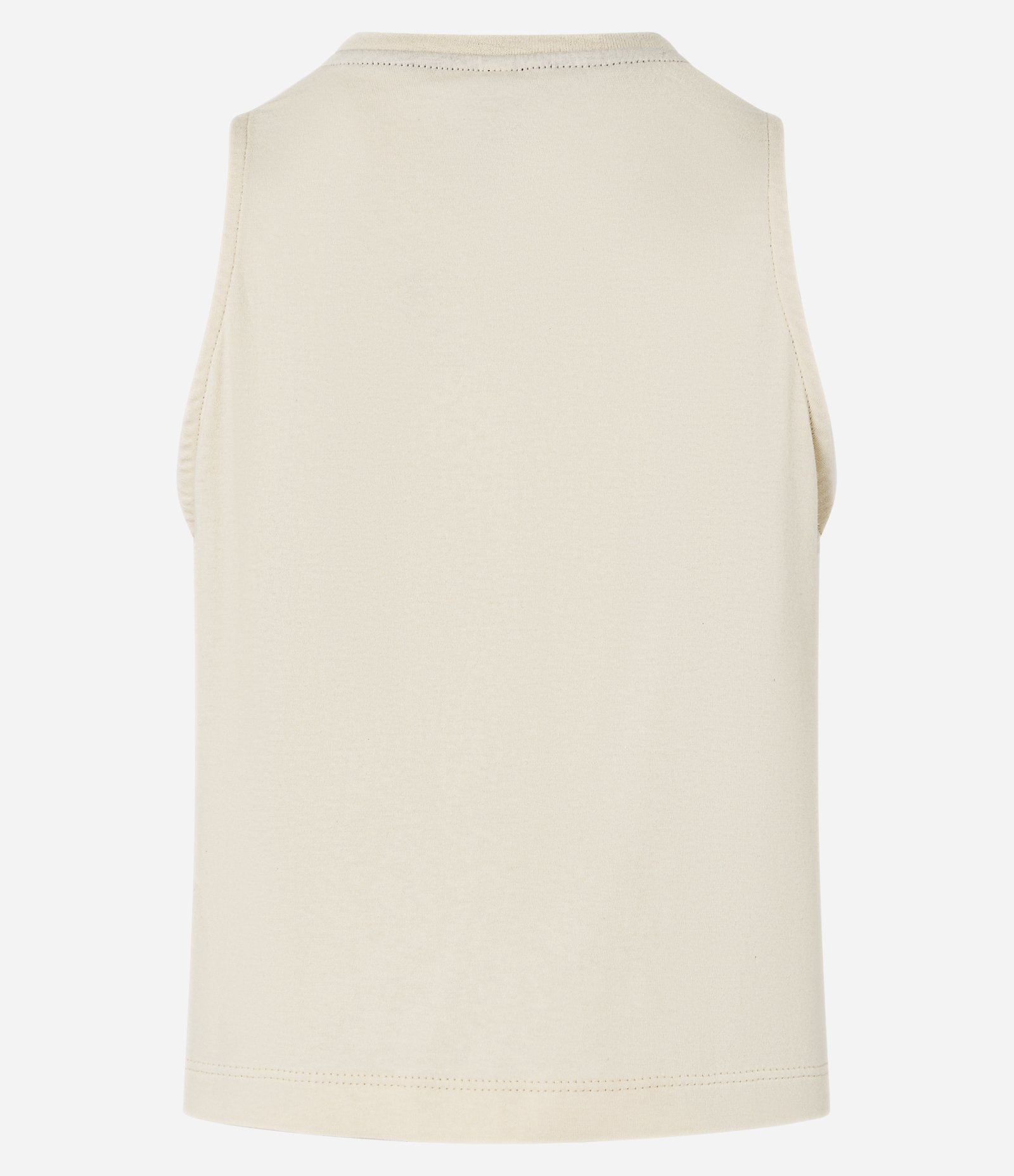 Blusa Regata Baby Tee com Estampa Rio de Janeiro Bege 5