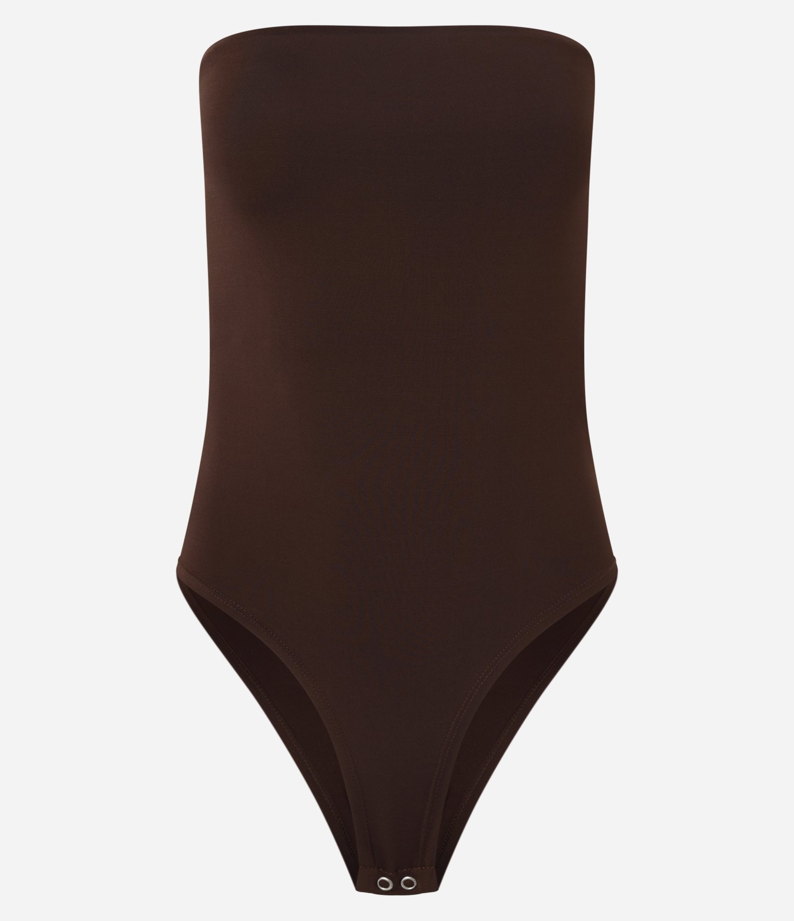 Body Microfibra com Decote Tomara que Caia Marrom 4