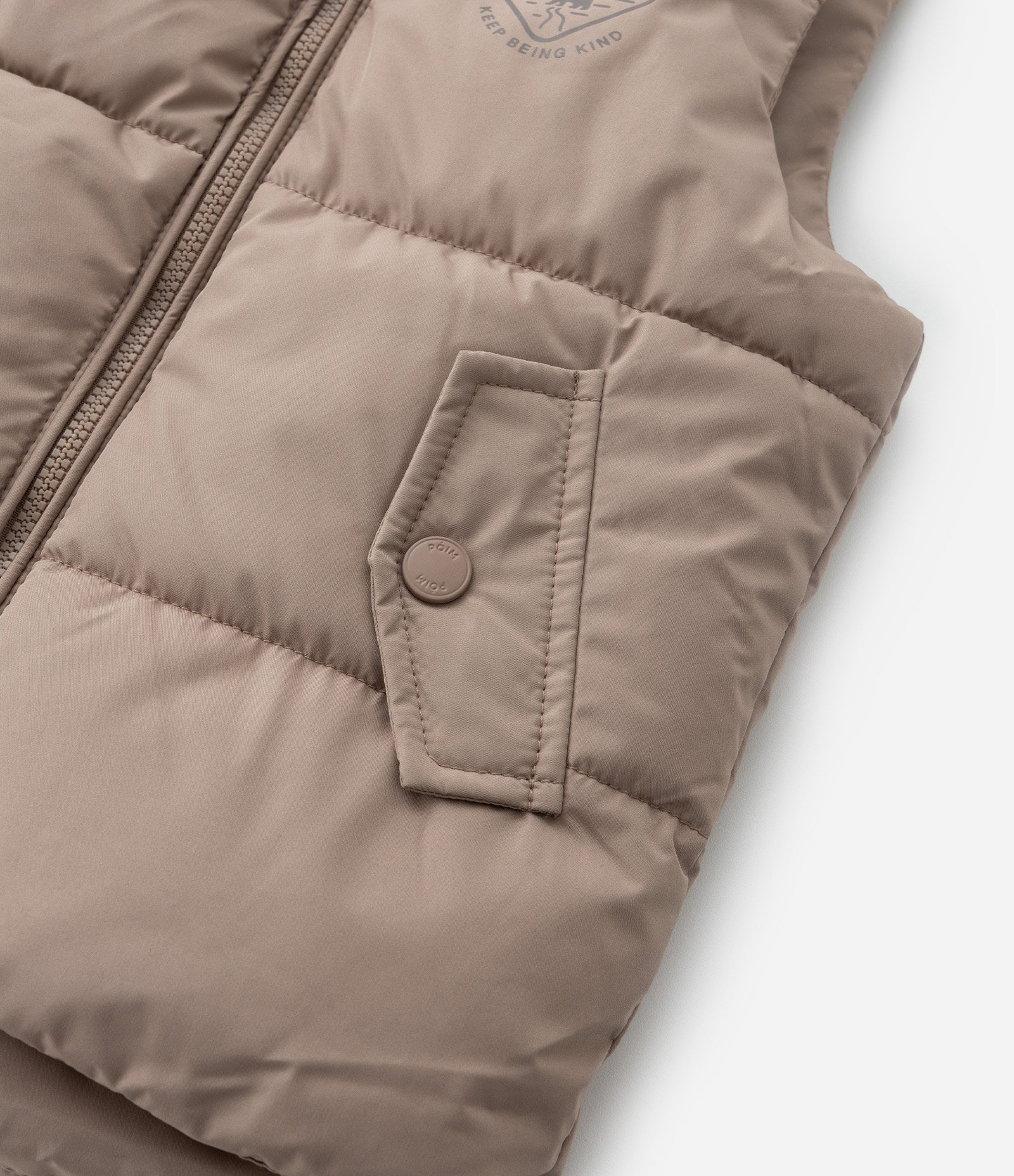 Colete Infantil em Microfibra com Bolsos e Lapela - Tam 1 a 4 Anos Marrom 6