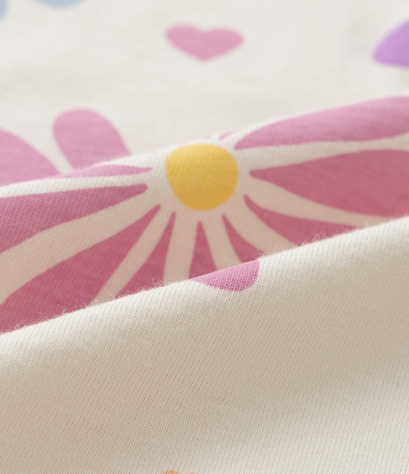 Blusa Infantil com Estampa Floral - Tam 5 a 14 Anos Bege 3