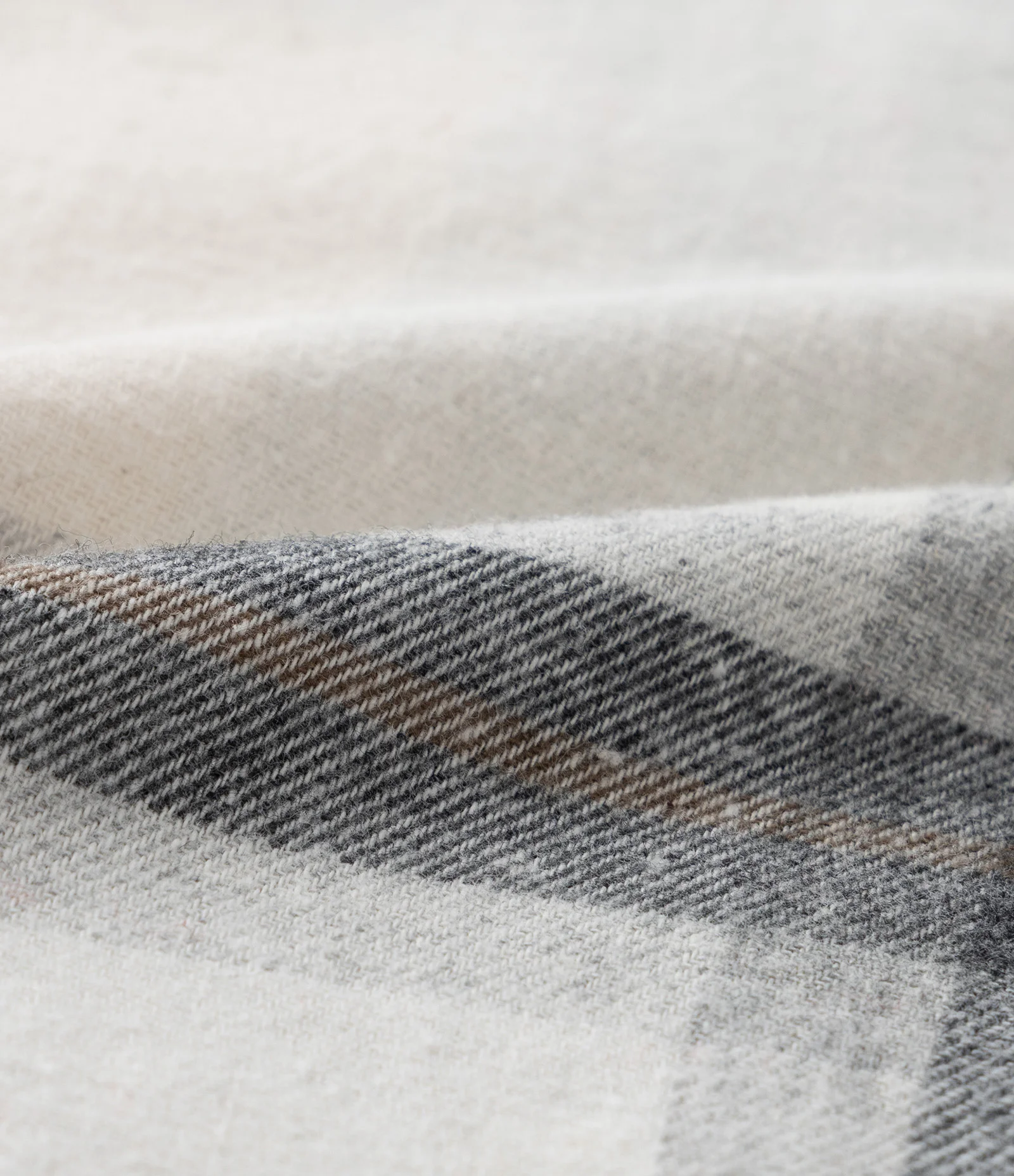 Camisa Infantil em Flanela com Estampa Xadrez - Tam 1 a 5 Anos Bege/Cinza 3