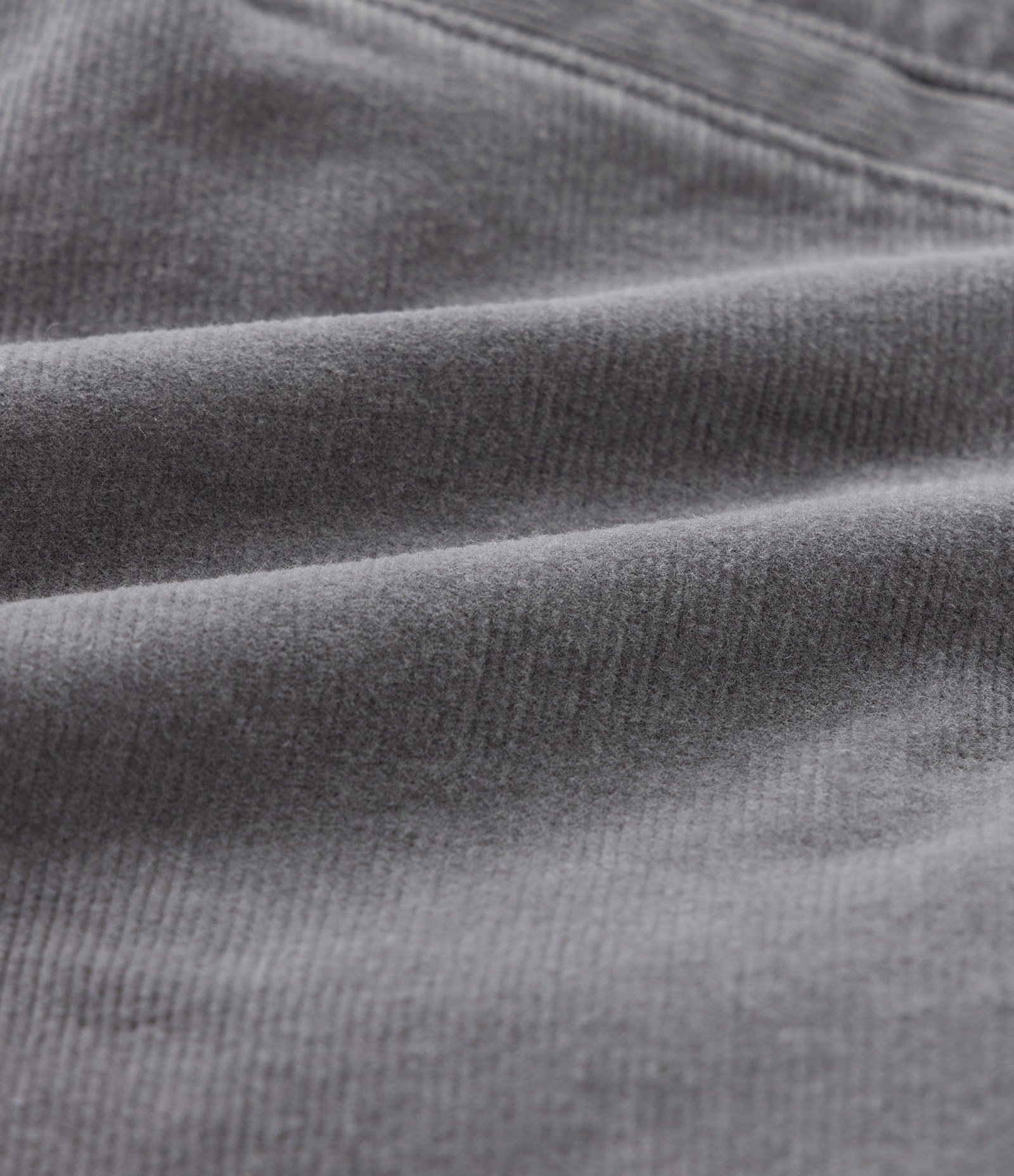 Bermuda Infantil em Veludo com Bolsos - Tam 5 a 14 Anos Cinza 3