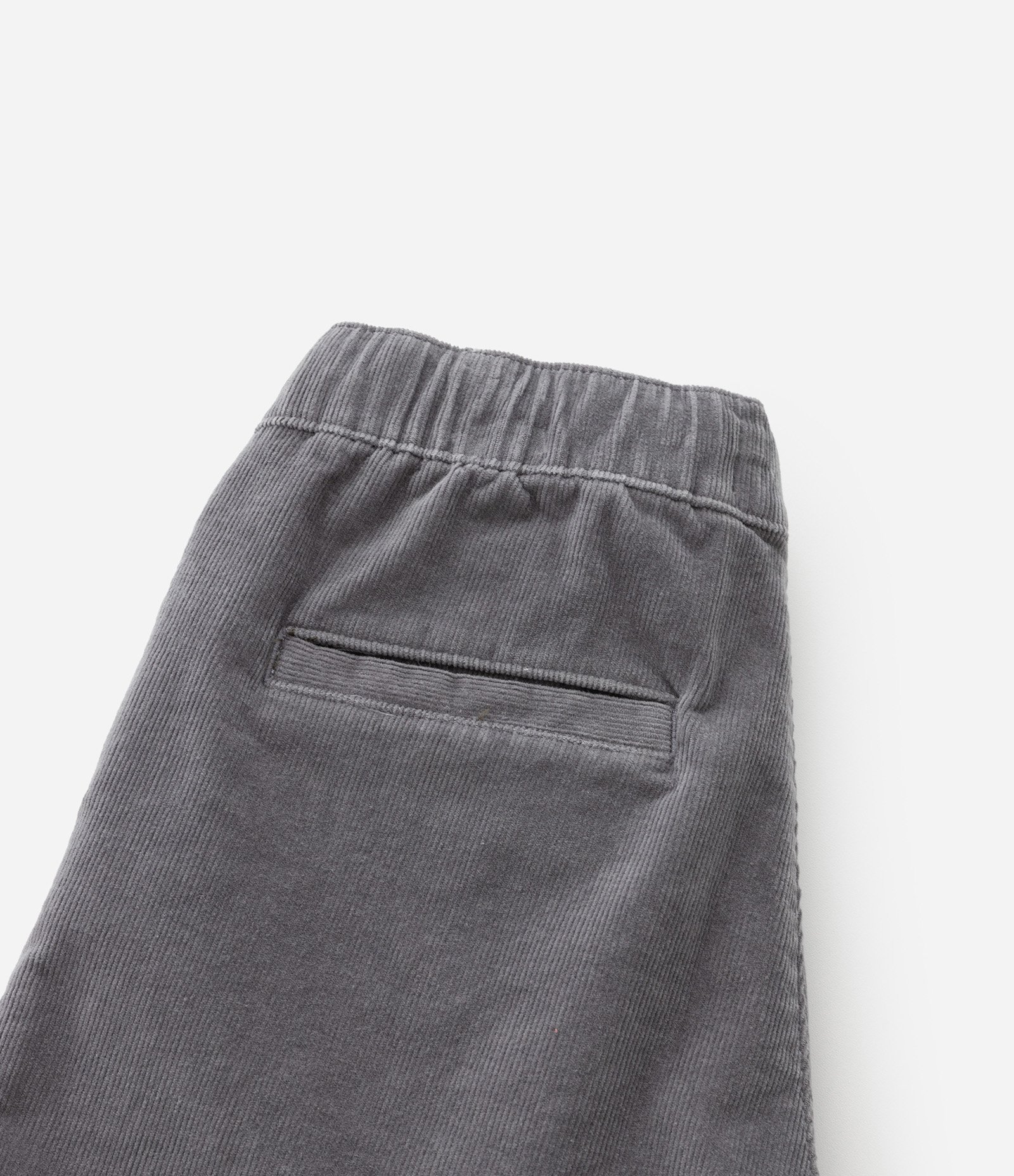 Bermuda Infantil em Veludo com Bolsos - Tam 5 a 14 Anos Cinza 6