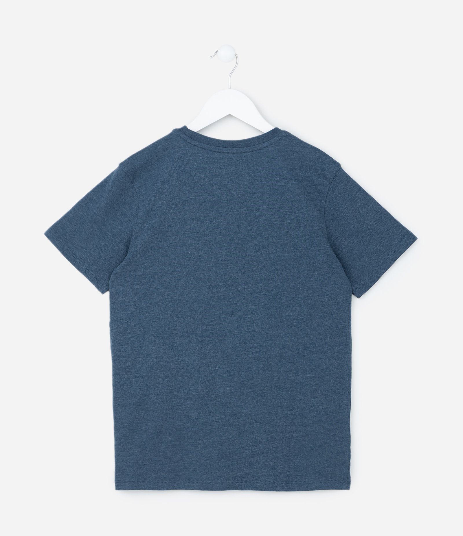 Camiseta Regular Infantil com Estampa Paisagem - Tam 5 a 14 Anos Azul 2