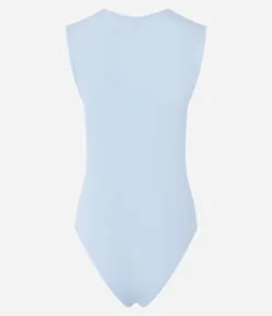 Body em Microfibra com Decote Coração Franzidinho