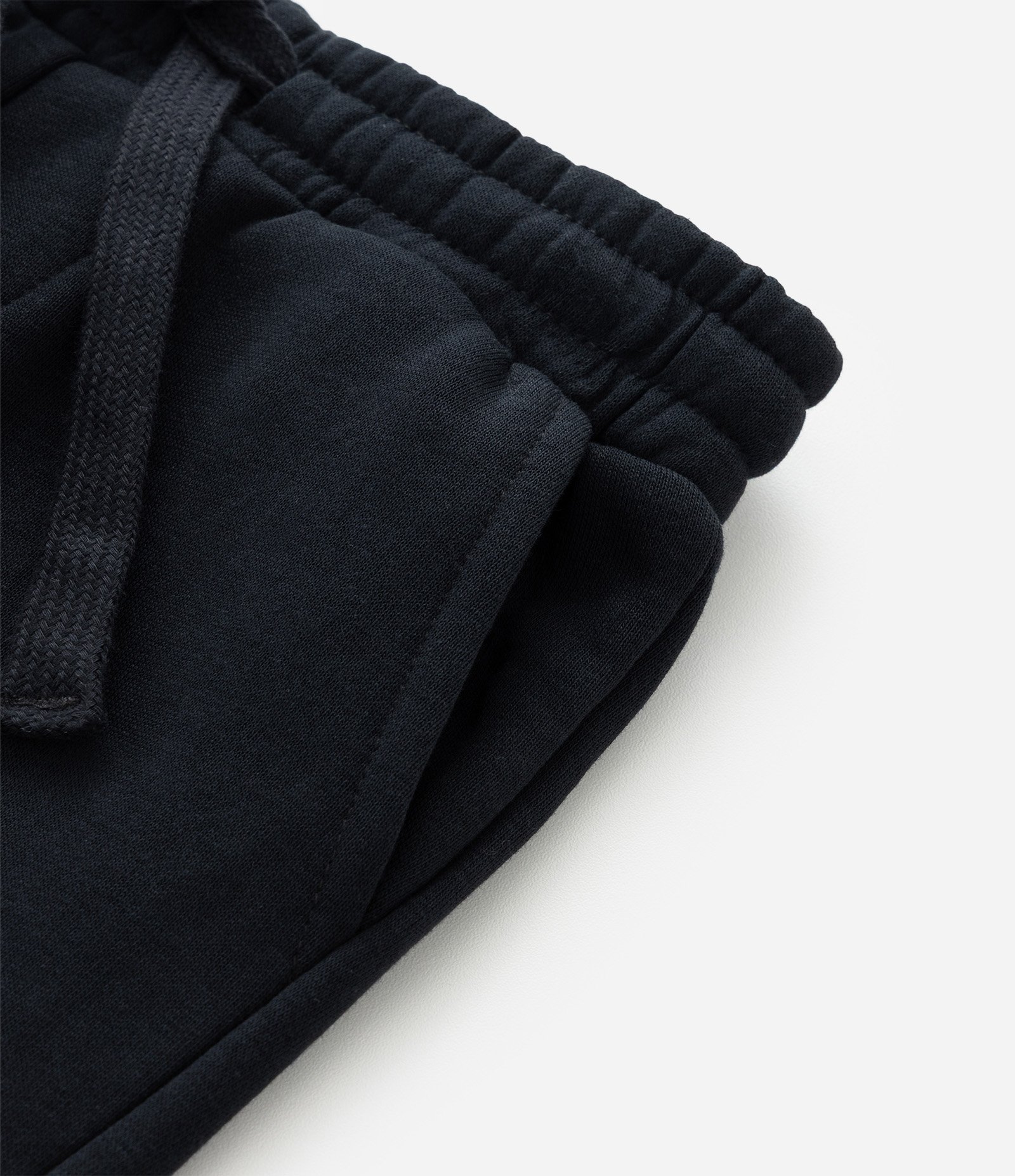 Calça Infantil em Moletom com Bolsos Cargo - Tam 5 a 14 Anos Preto 6