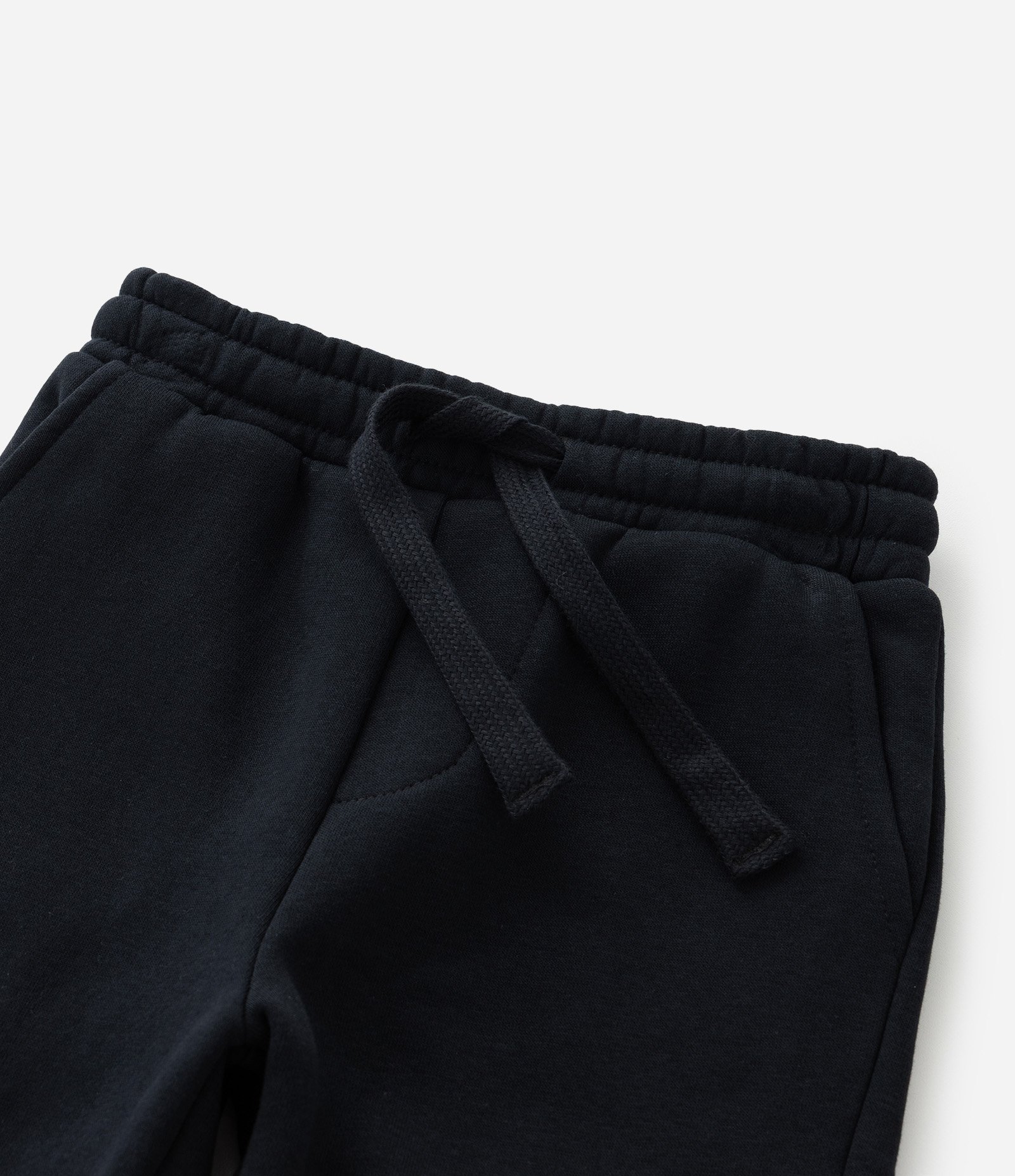 Calça Infantil em Moletom com Bolsos Cargo - Tam 5 a 14 Anos Preto 7