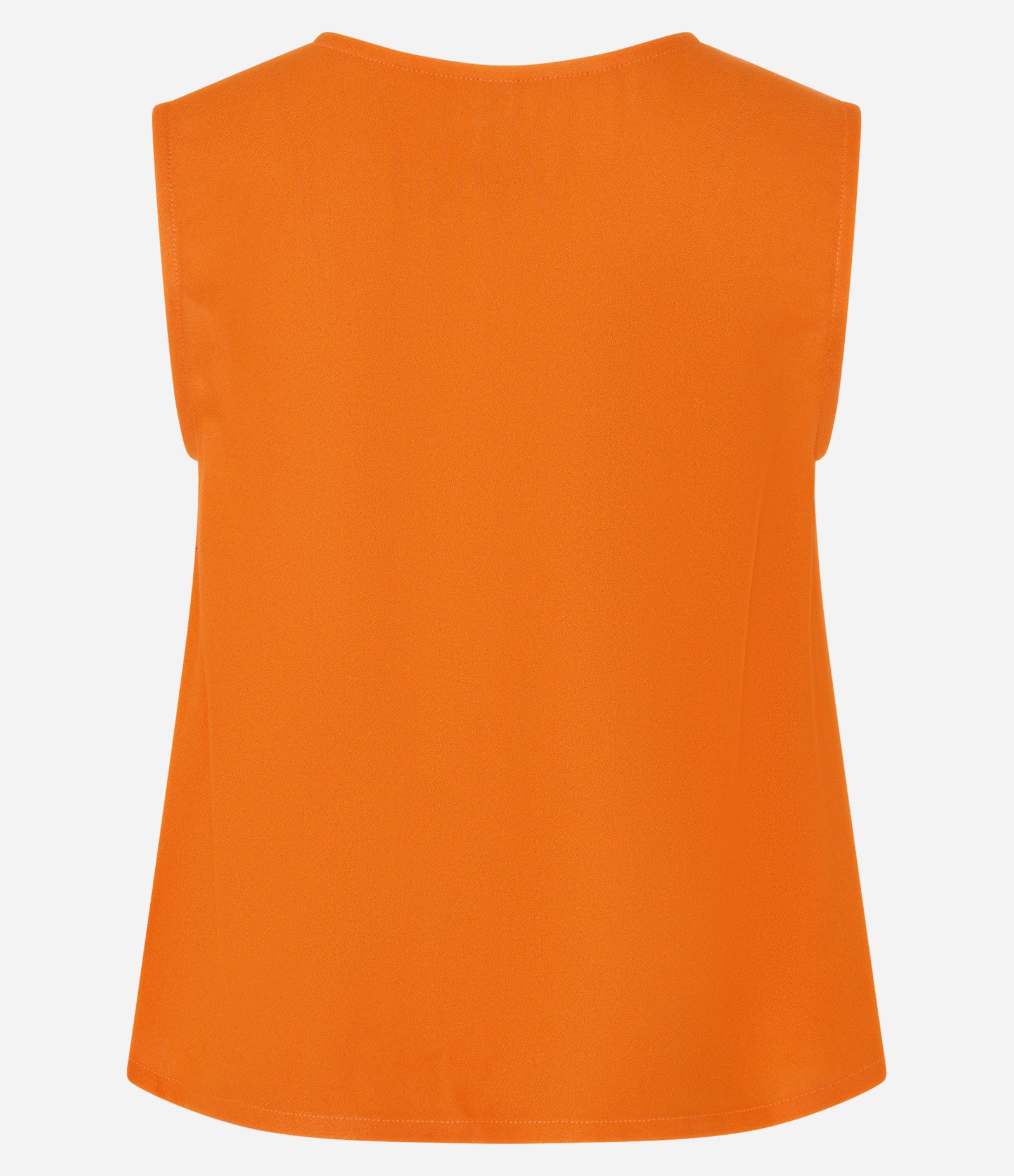 Blusa Soltinha Básica em Crepe Laranja 5