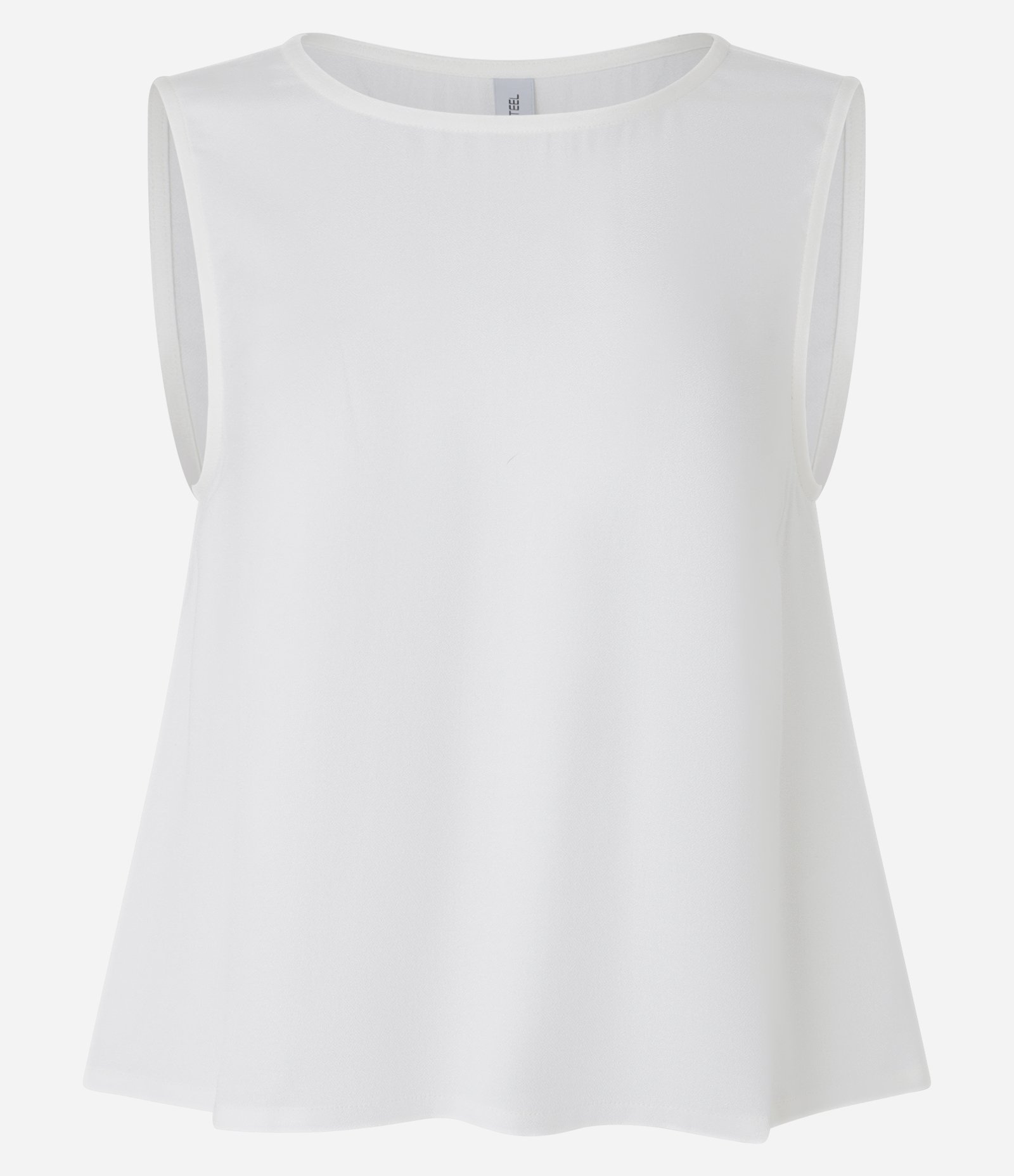 Blusa Soltinha Básica em Crepe Branco 4