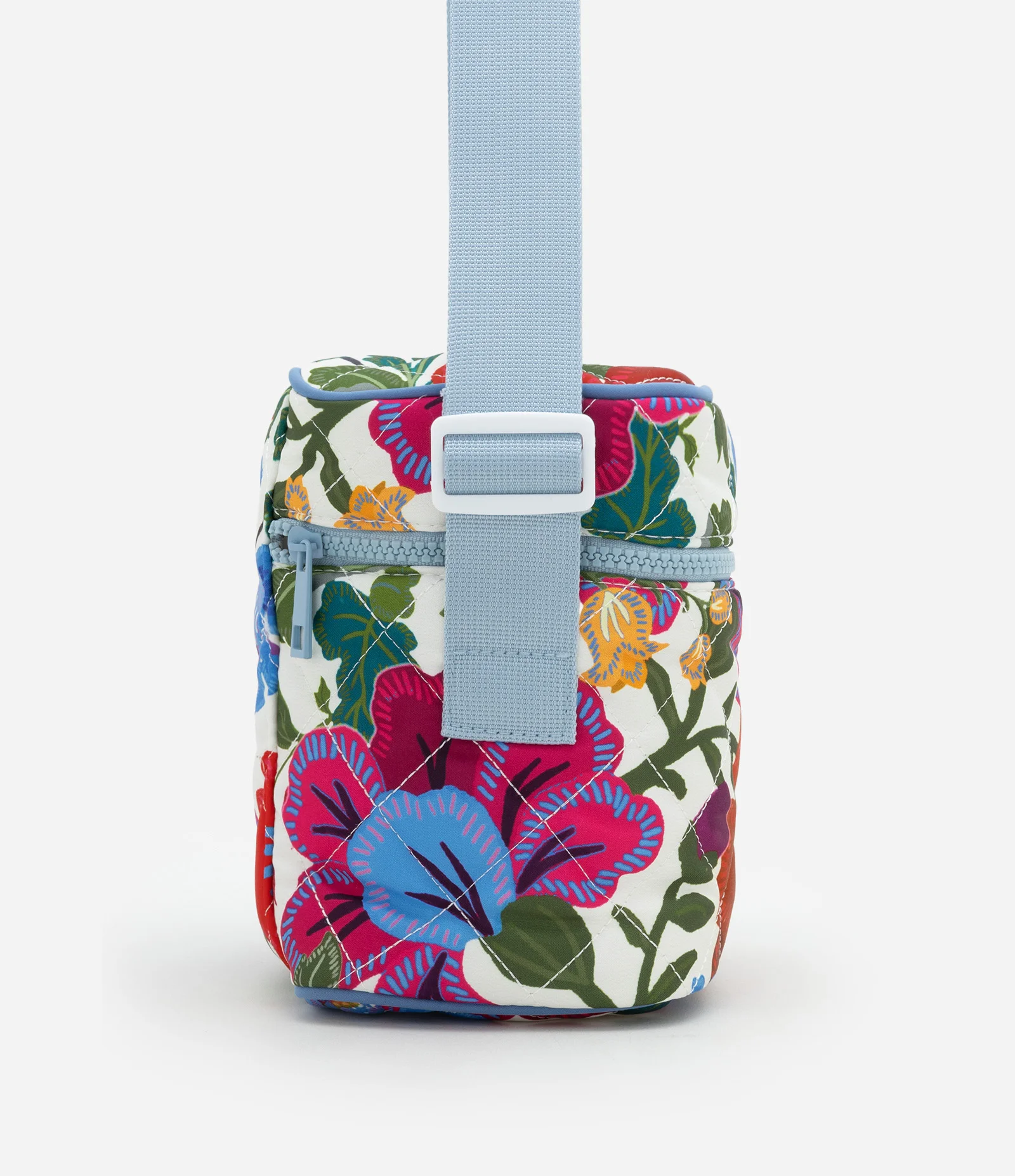 Lancheira Térmica em Material Sintético com Alça e Estampa Floral Multicores 2