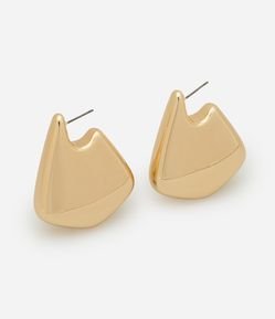 Brinco Argola Super Bold Triângular em Metal