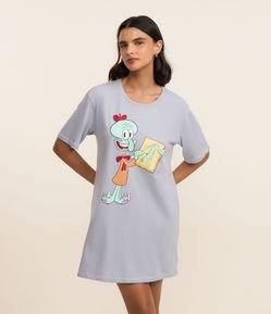 Camisola em Algodão com Estampa do Lula Molusco