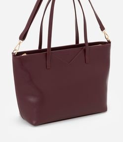 Bolsa Grande Shopper com Detalhe de Recorte Satinato