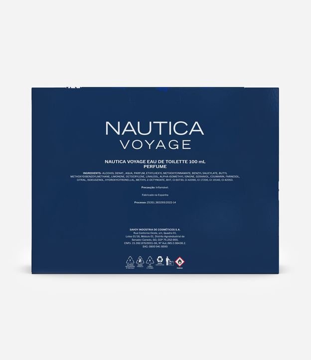 Kit Perfume Náutica Voyage Eau de Toilette 100ml Masculino + Nécessaire