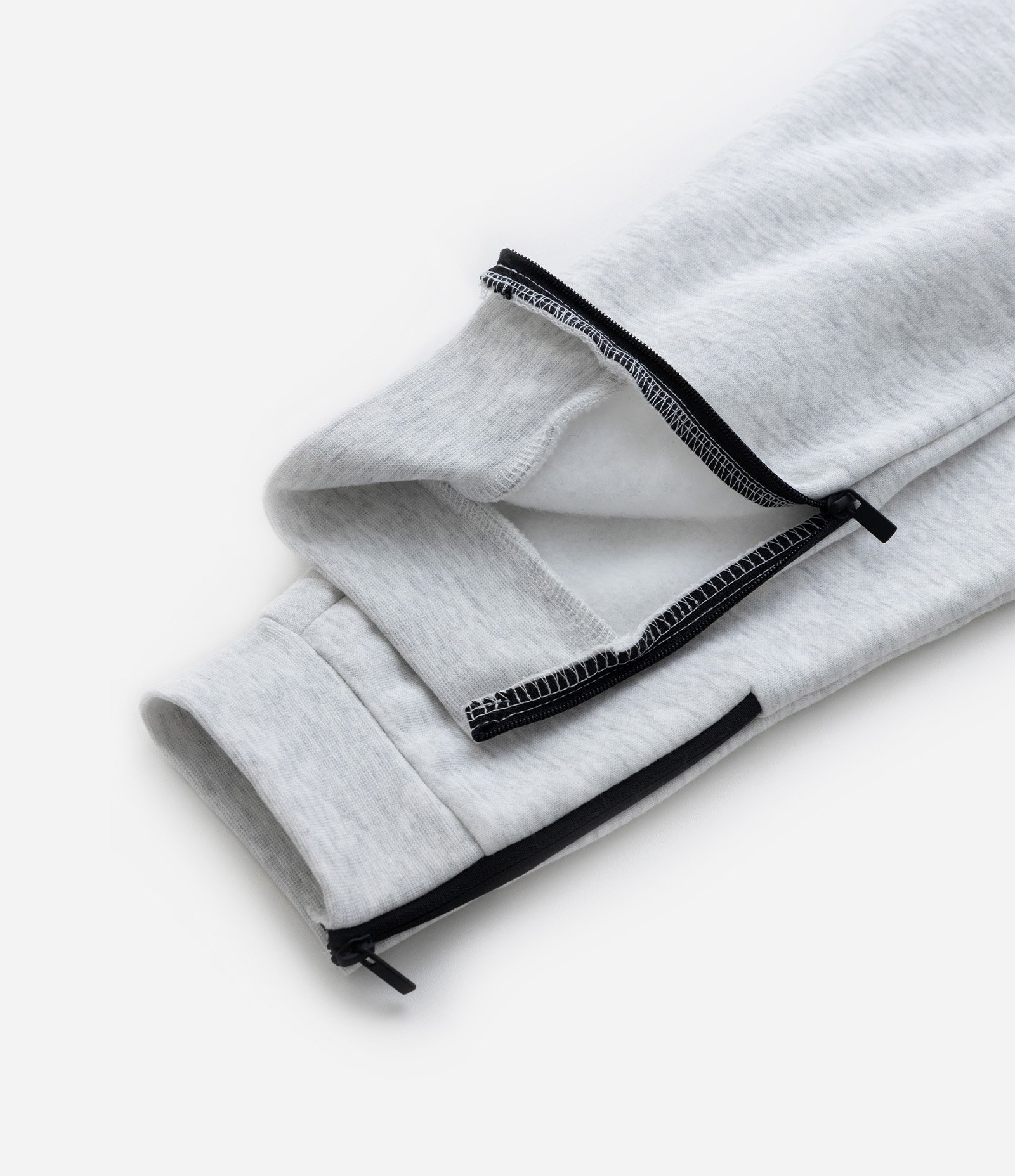 Calça Infantil com Recortes Zíper na Barra - Tam 5 a 14 Anos Cinza 7