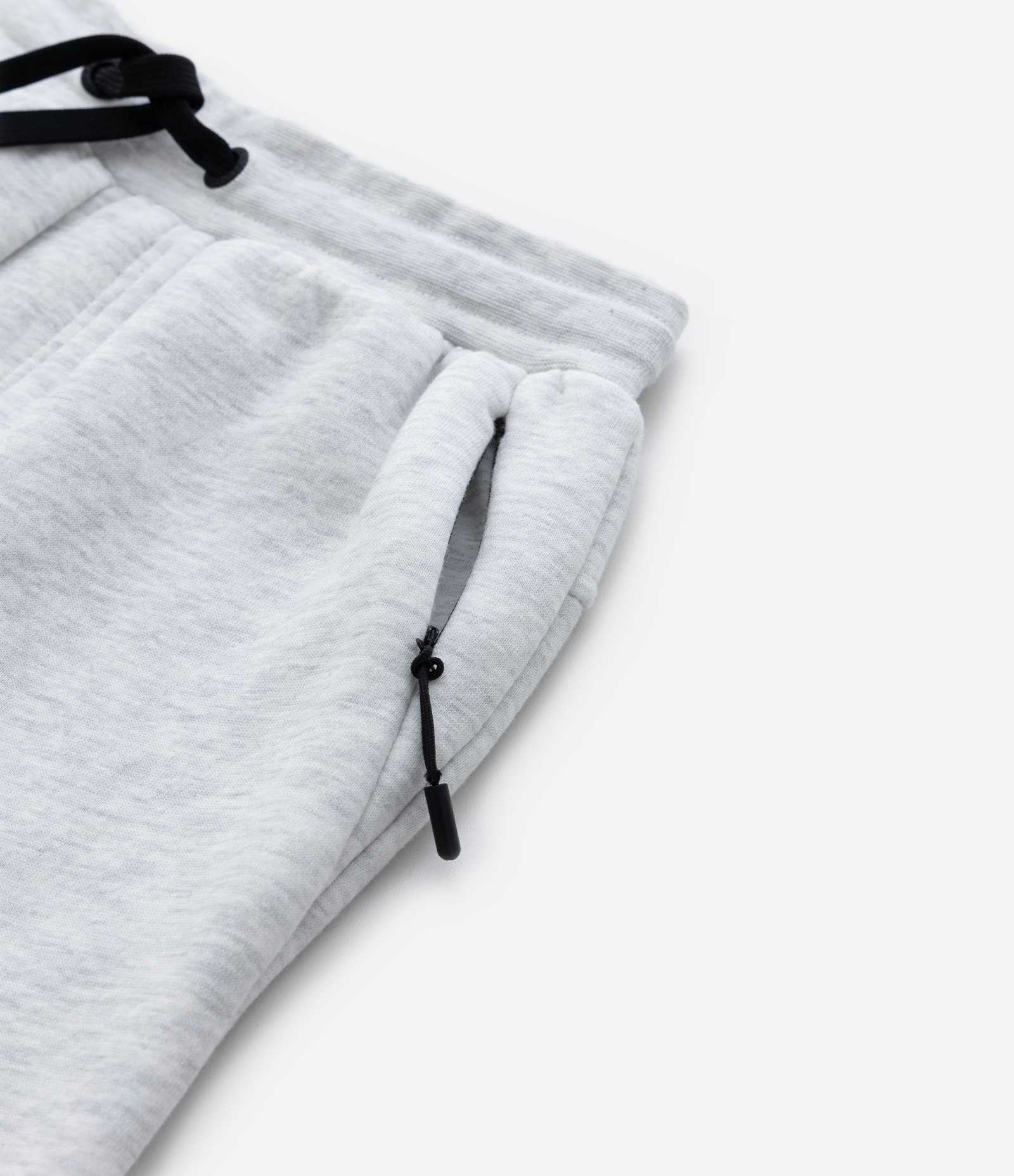 Calça Infantil com Recortes Zíper na Barra - Tam 5 a 14 Anos Cinza 6