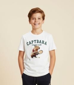 Calça Infantil com Recortes Zíper na Barra - Tam 5 a 14 Anos