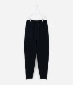 Calça Infantil com Recortes Zíper na Barra - Tam 5 a 14 Anos