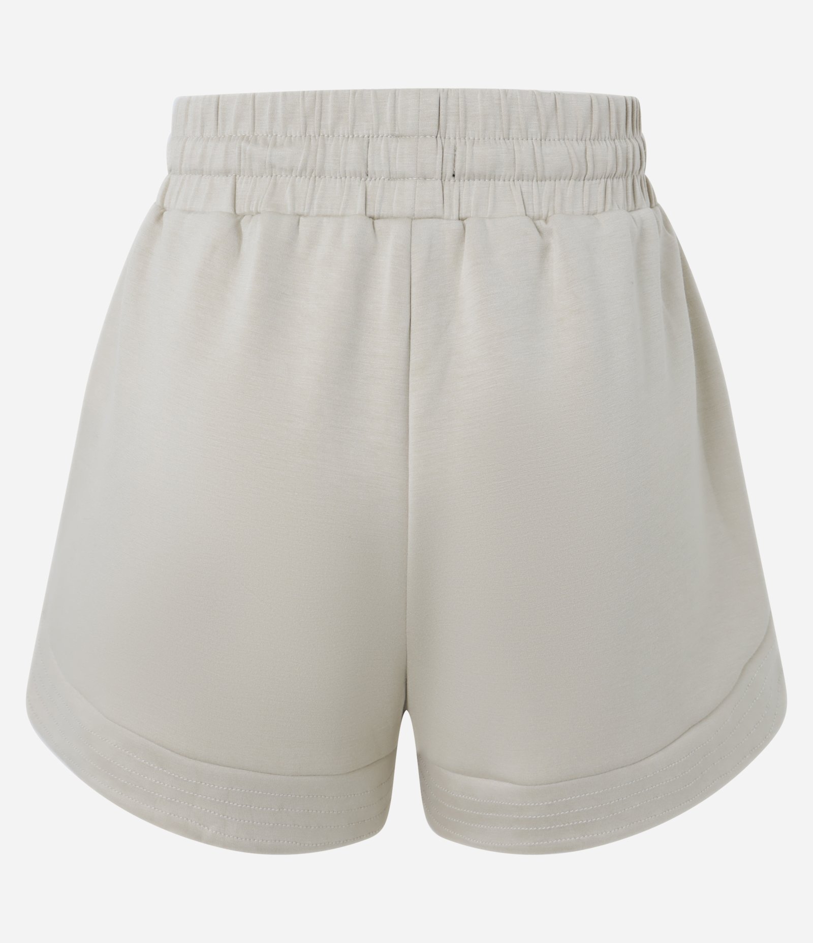 Bermuda Esportiva em Modal com Barra Larga Pespontada Bege 6