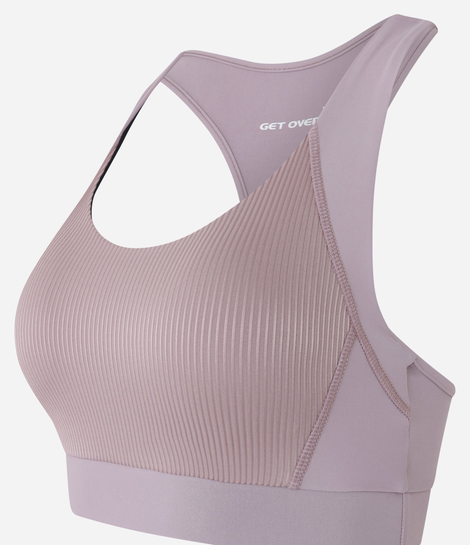 Top Nadador Esportivo com Bojo Canelado Lilás 6