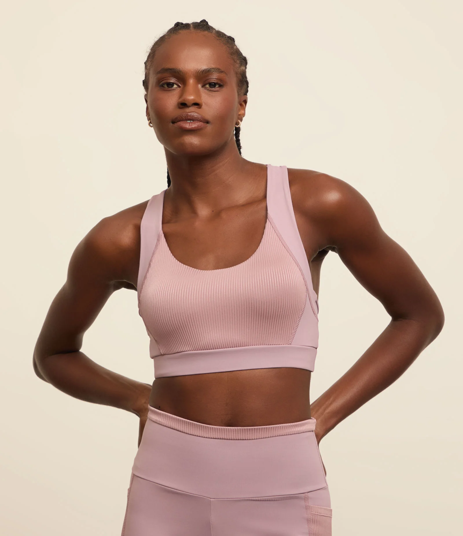 Top Nadador Esportivo com Bojo Canelado Lilás 1