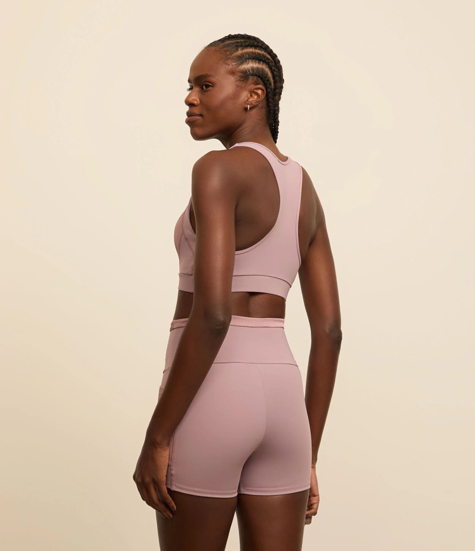 Top Nadador Esportivo com Bojo Canelado Lilás 3