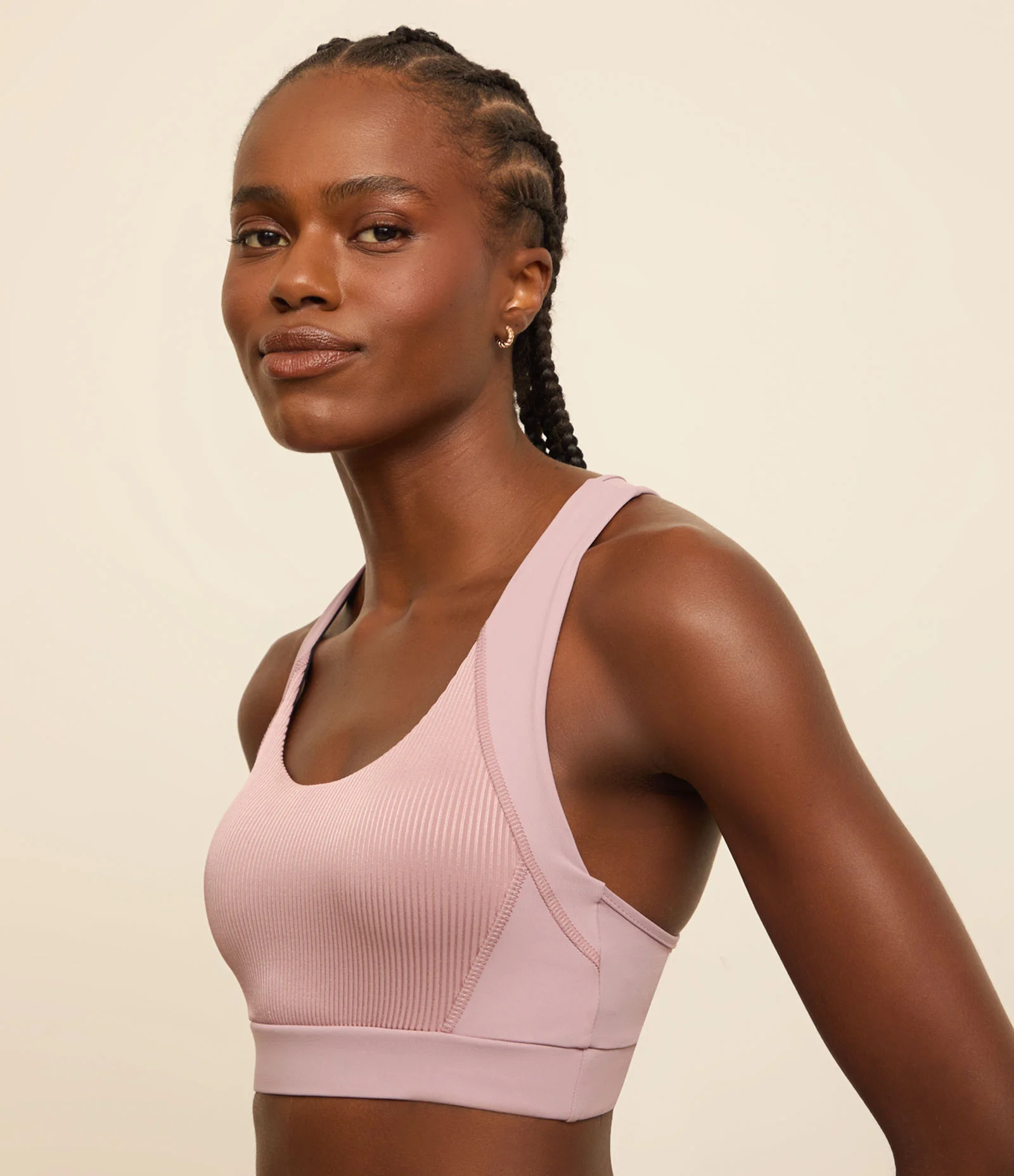 Top Nadador Esportivo com Bojo Canelado Lilás 4