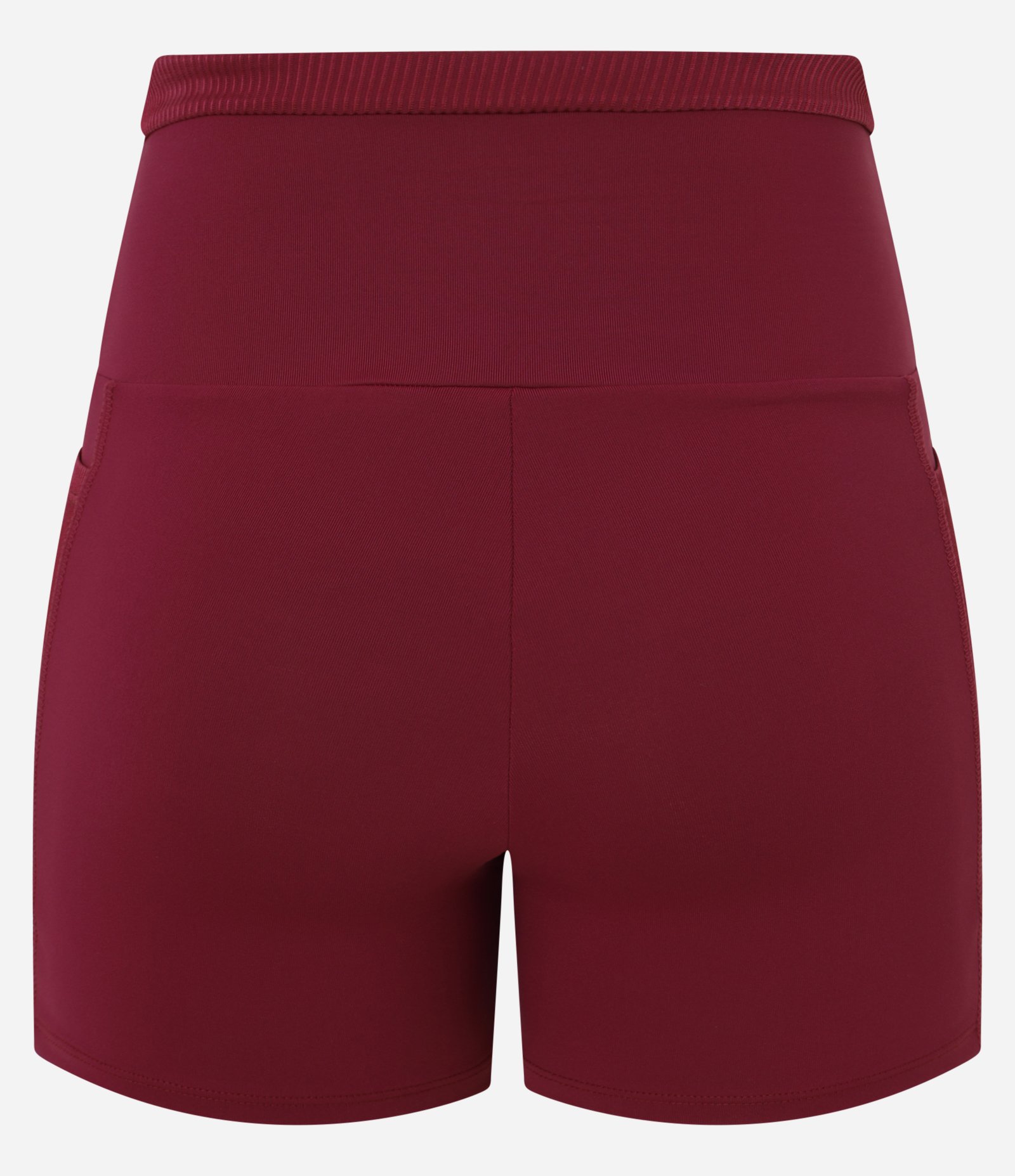 Bermuda Esportiva em Microfibra com Cós Dobrado com Textura Vermelho 6