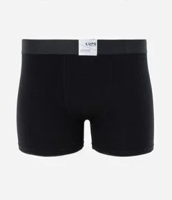 Cueca Boxer em Algodão com Detalhe Lupo