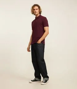 Camisa Polo Comfort em Algodão Peruano