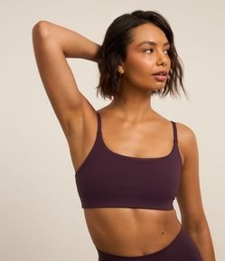 Top Esportivo em Poliamida com Alças Finas