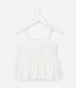 Regata Balonê Infantil de Alças Finas - Tam 5 a 14 Anos