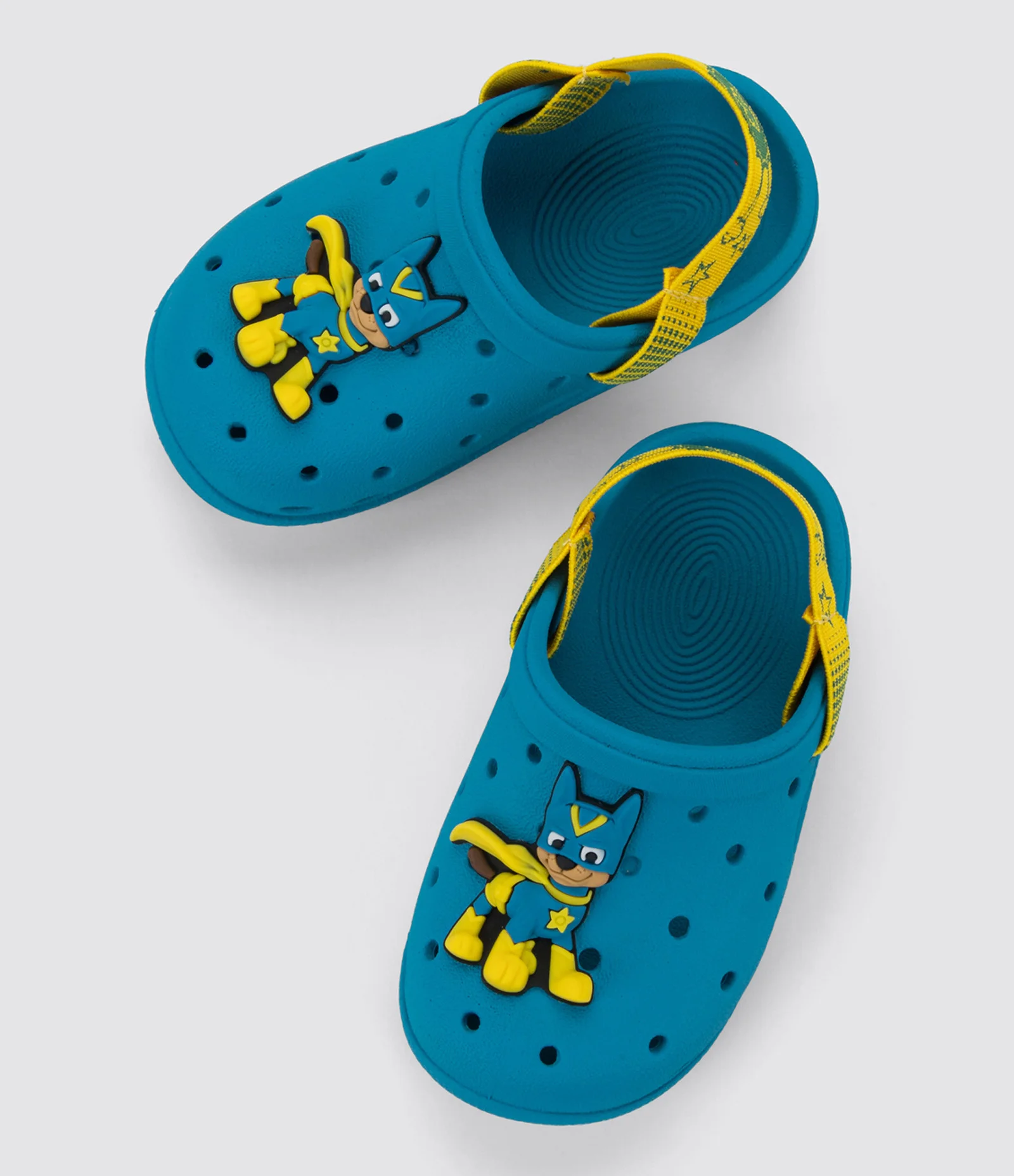 Sandália Babuche Infantil com Patch Patrulha Canina - Tam 20 a 27 Azul 1