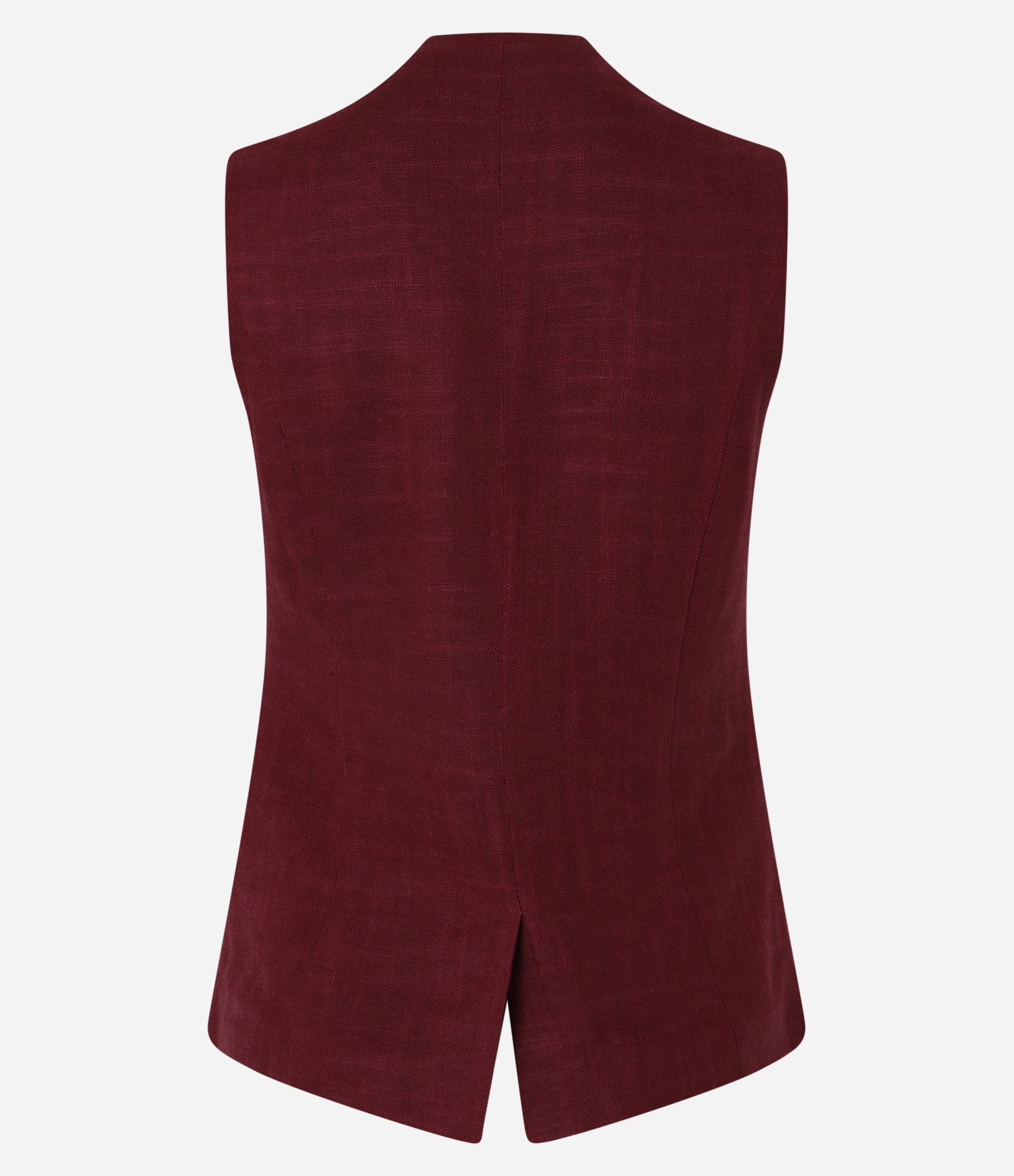 Colete com Botões Forrados e Detalhe em V na Barra 6