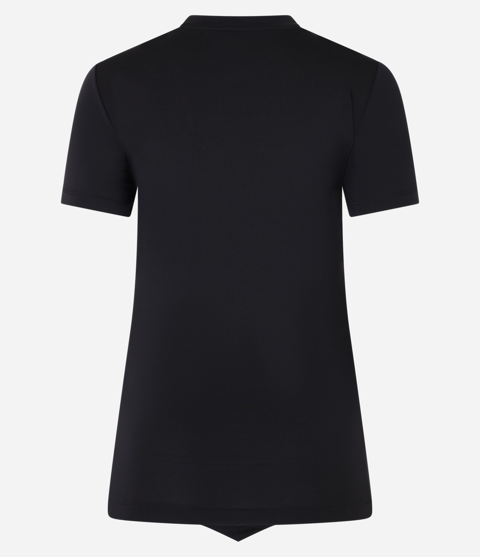 Blusa em Microfibra com Barra Diferenciada Preto 5