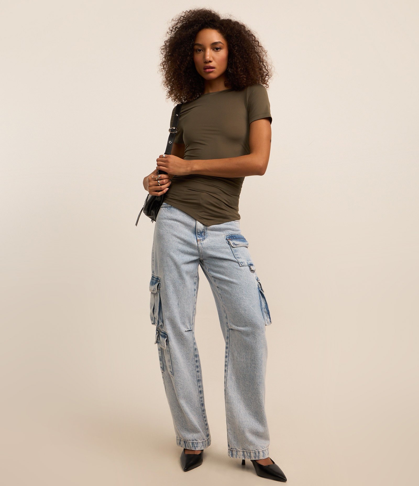 Blusa em Microfibra com Barra Diferenciada 2