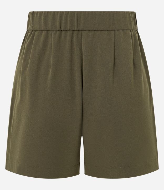 Short Alfaiatado com Pregas e Bolsos